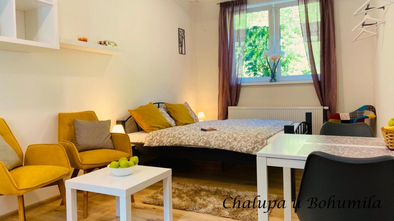 Chalupa u Bohumila Rybna nad Zdobnici Bagian luar foto