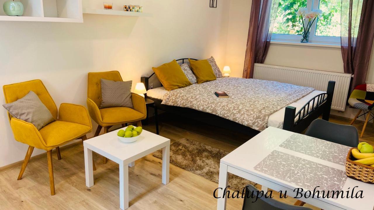 Chalupa u Bohumila Rybna nad Zdobnici Bagian luar foto